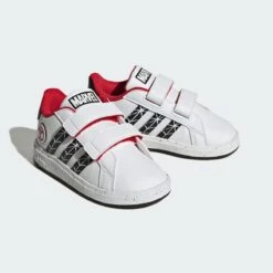 Adidas Grand Court X Marvel Spider-Man Kinderschoenen -Mode Schoenen adidas grand court x marvel spider man kinderschoenen 4