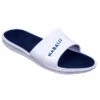 BADSLIPPERS VOOR HEREN SLAP 500 WIT/BLAUW 2 BADSLIPPERS VOOR HEREN SLAP 500 WIT/BLAUW -Mode Schoenen badslippers voor heren slap 500 witblauw