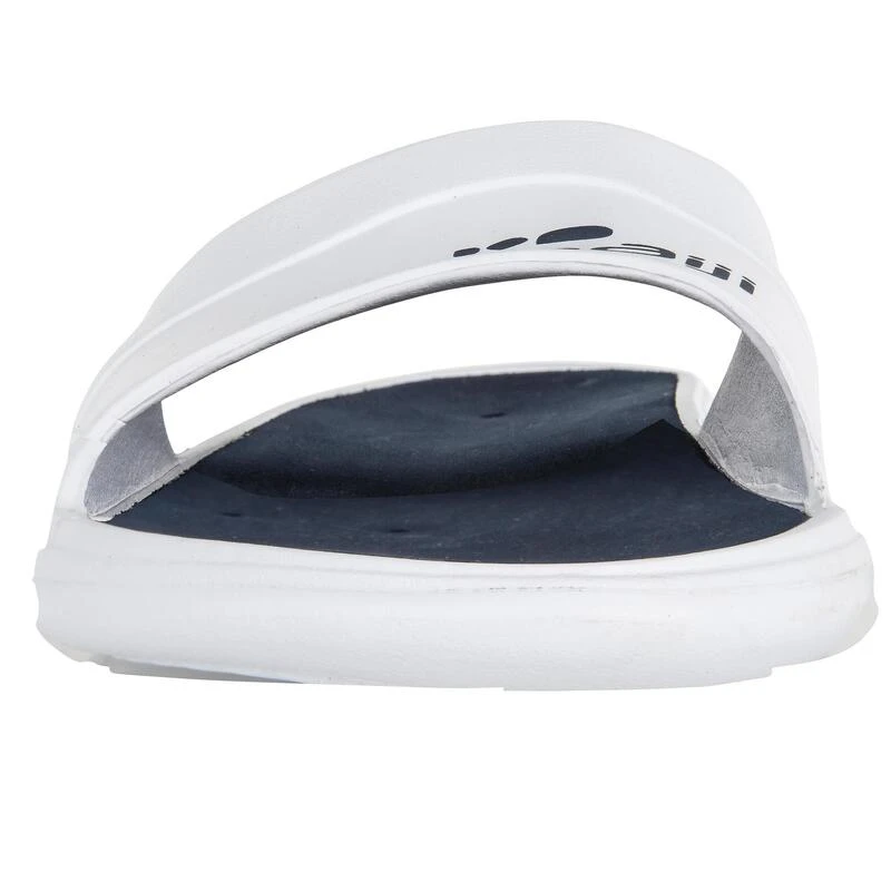 BADSLIPPERS VOOR HEREN SLAP 500 WIT/BLAUW 7 BADSLIPPERS VOOR HEREN SLAP 500 WIT/BLAUW - Afbeelding 5