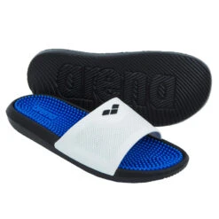 Arena Badslippers Voor Zwembad Marco Blauw/wit -Mode Schoenen badslippers voor zwembad marco blauwwit 3