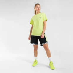 Basketbalschoenen Voor Heren/dames SE500 Mid 25 Basketbalschoenen Voor Heren/dames SE500 Mid -Mode Schoenen basketbalschoenen voor herendames se500 mid geel 8