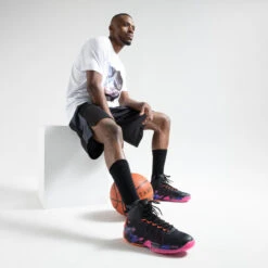 Basketbalschoenen Shield 500 17 Basketbalschoenen Shield 500 -Mode Schoenen basketbalschoenen voor herendames ss500 zwart paars 7