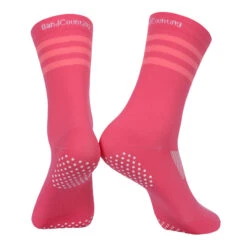 Fietssokken Roze Ademend Met Compressieband En Anti Slip 8andCounting 10 Fietssokken Roze Ademend Met Compressieband En Anti Slip 8andCounting -Mode Schoenen fietssokken roze ademend met compressieband en anti slip 8andcounting 1
