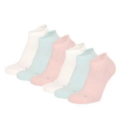 Fitness Multi Pastel Sneaker Sokken 6-pack
