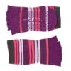 Gaiam Grippy Toeless Yoga Socks - Anti-slip Yogasokken - Roze / Paars -Mode Schoenen grippy toeless yoga socks anti slip yogasokken roze paars
