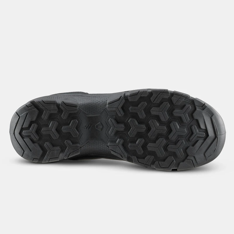 Quechua Halfhoge Wandelschoenen Met Veters Voor Kinderen MH100 MID Grijs Maat 35 Tot 38 5 Quechua Halfhoge Wandelschoenen Met Veters Voor Kinderen MH100 MID Grijs Maat 35 Tot 38 - Afbeelding 3