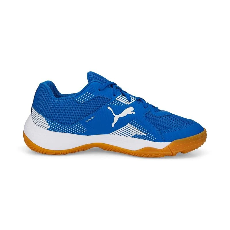 Puma Handbalschoenen Voor Kinderen Solarflash Blauw Wit 5 Puma Handbalschoenen Voor Kinderen Solarflash Blauw Wit - Afbeelding 3