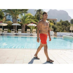 Herenteenslippers Voor Zwembad Tonga 500 Zwart/blauw/wit -Mode Schoenen herenteenslippers voor zwembad tonga 500 zwartblauwwit 5