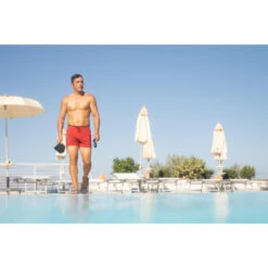 Herenteenslippers Voor Zwembad Tonga 500 Zwart/blauw/wit -Mode Schoenen herenteenslippers voor zwembad tonga 500 zwartblauwwit 6