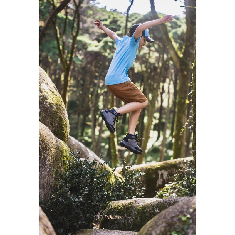 Quechua Hoge Waterdichte Bergschoenen Voor Kinderen MH500 Maat 28-39 11 Quechua Hoge Waterdichte Bergschoenen Voor Kinderen MH500 Maat 28-39 - Afbeelding 9