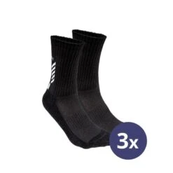 JT Sportsokken Unisex | Zwart - 3 Paar