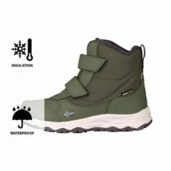 TROLLKIDS Kids Winterschoen Hafjell Waterdicht Isolerend Mosgroen -Mode Schoenen kids winterschoen hafjell waterdicht isolerend mosgroen 3