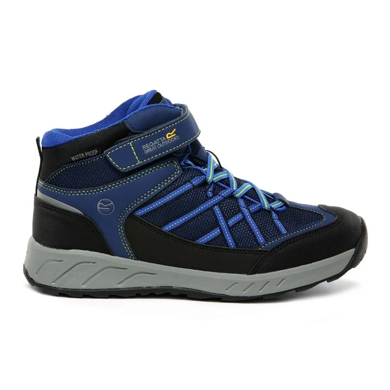 Regatta Kinderen Samaris V Mid Walking Boots (Pruisische/Neon-veer) 6 Regatta Kinderen Samaris V Mid Walking Boots (Pruisische/Neon-veer) - Afbeelding 4
