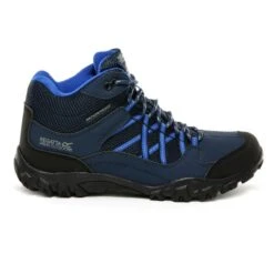 Regatta Kinderen/Kinderen Edgepoint Laarzen (Deep Space Blauw/Imperial Blauw) -Mode Schoenen kinderenkinderen edgepoint laarzen deep space blauwimperial blauw 3