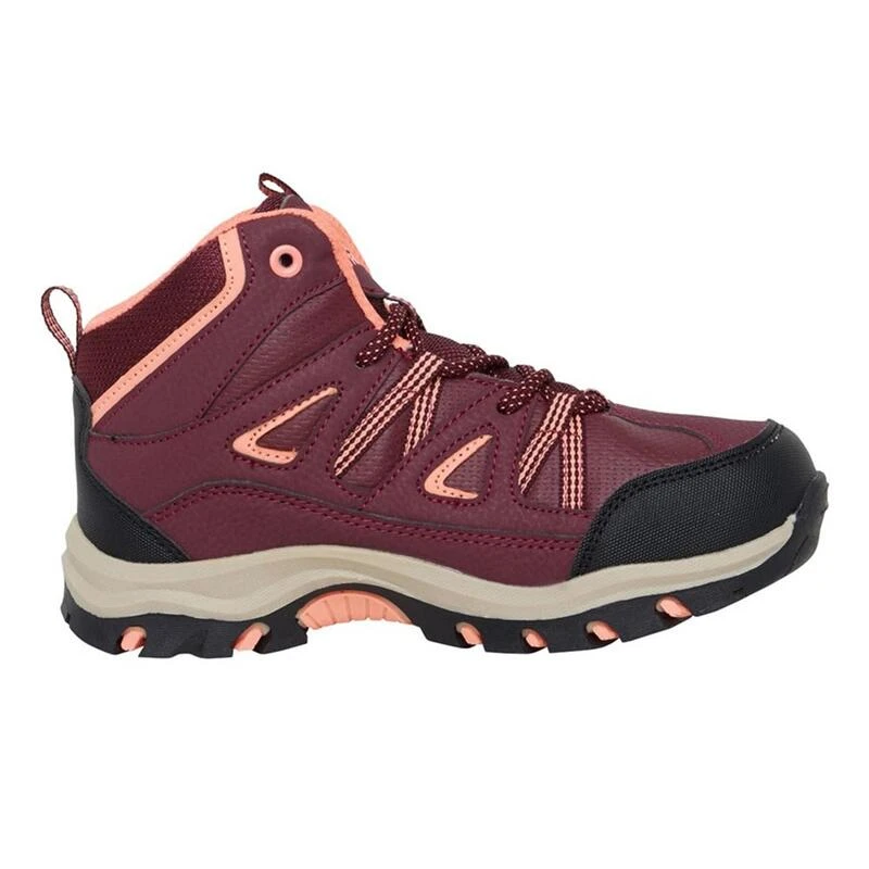TRESPASS Kinder/kleuter Gillon II Wandelschoenen (Bourgondië) 6 TRESPASS Kinder/kleuter Gillon II Wandelschoenen (Bourgondië) - Afbeelding 4