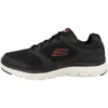 Skechers Schoenen Flex Advantage 4.0 - 232225-BKRD Zwart -Mode Schoenen schoenen flex advantage 40 232225 bkrd zwart