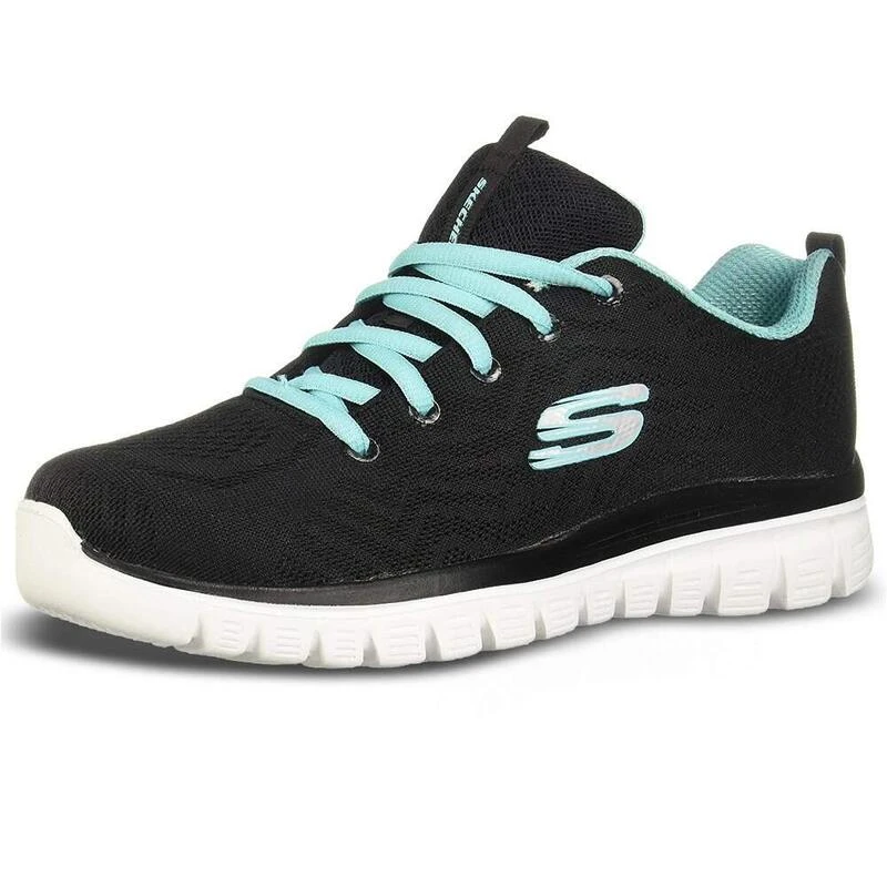 Skechers Schoenen Graceful Get Connected Zwart - 12615-BKTQ 3 Skechers Schoenen Graceful Get Connected Zwart - 12615-BKTQ