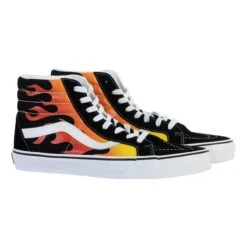 Vans Schoenen SK8-Hi Reissue Flame Zwart - VN0A2XSBPHN -Mode Schoenen schoenen sk8 hi reissue flame zwart vn0a2xsbphn 2