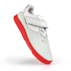 Kipsta Schoenen Voor Street Football Kinderen Barrio KID -Mode Schoenen schoenen voor street football barrio kid grijsrood 5