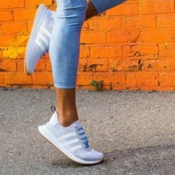 Silicone Elastische Schoenveters 2.0 Electric Blue -Mode Schoenen silicone elastische schoenveters 20 electric blue 1