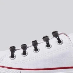 Silicone Elastische Schoenveters Voor Kinderen Kids Black -Mode Schoenen silicone elastische schoenveters voor kinderen kids black 3