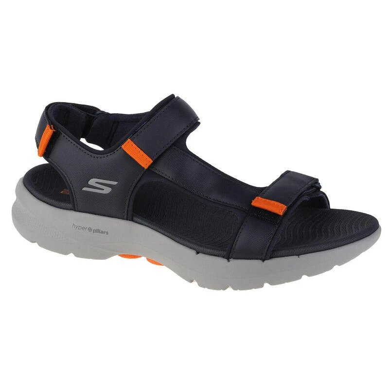 Skechers Go Walk 6 Sandal, Mannen, , Sandalen, Marineblauw 3 Skechers Go Walk 6 Sandal, Mannen, , Sandalen, Marineblauw