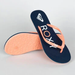 Roxy Slippers Voor Dames To The Sea Indigoblauw -Mode Schoenen slippers voor dames to the sea indigoblauw 3