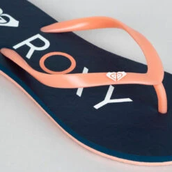 Roxy Slippers Voor Dames To The Sea Indigoblauw -Mode Schoenen slippers voor dames to the sea indigoblauw 4