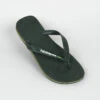 Havaianas Slippers Voor Heren Brasil Logo Olijfgroen