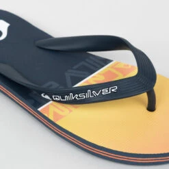 Quiksilver Slippers Voor Heren Java Blauw Oranje -Mode Schoenen slippers voor heren java blauw oranje 5