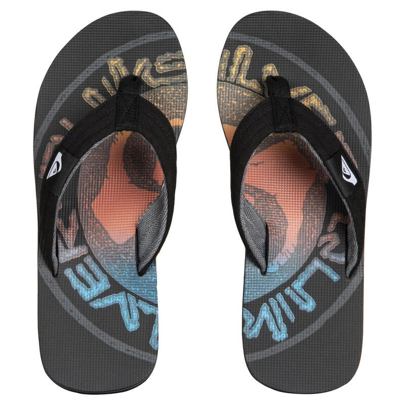 Quiksilver Slippers Voor Heren Layback Zwart 4 Quiksilver Slippers Voor Heren Layback Zwart - Afbeelding 2