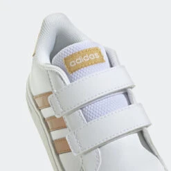 ADIDAS Sneakers Met Klittenband Voor Peuters Grand Court Wit Goud 12 ADIDAS Sneakers Met Klittenband Voor Peuters Grand Court Wit Goud -Mode Schoenen sneakers met klittenband voor peuters grand court wit goud 2