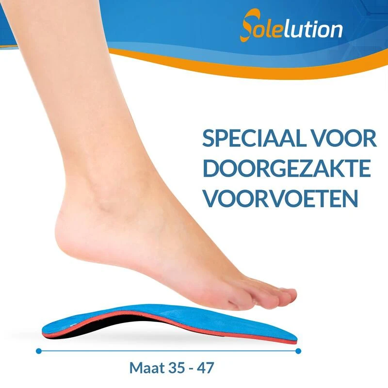 Solelution Arch - Steunzolen Voor Hallux Valgus / Rigidus (Per Paar) 6 Solelution Arch - Steunzolen Voor Hallux Valgus / Rigidus (Per Paar) - Afbeelding 4