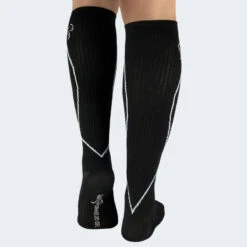 Sport Running Sokken Met Compressie | Knee Highs | Dames En Heren | Zwart -Mode Schoenen sport running sokken met compressie knee highs dames en heren zwart 3