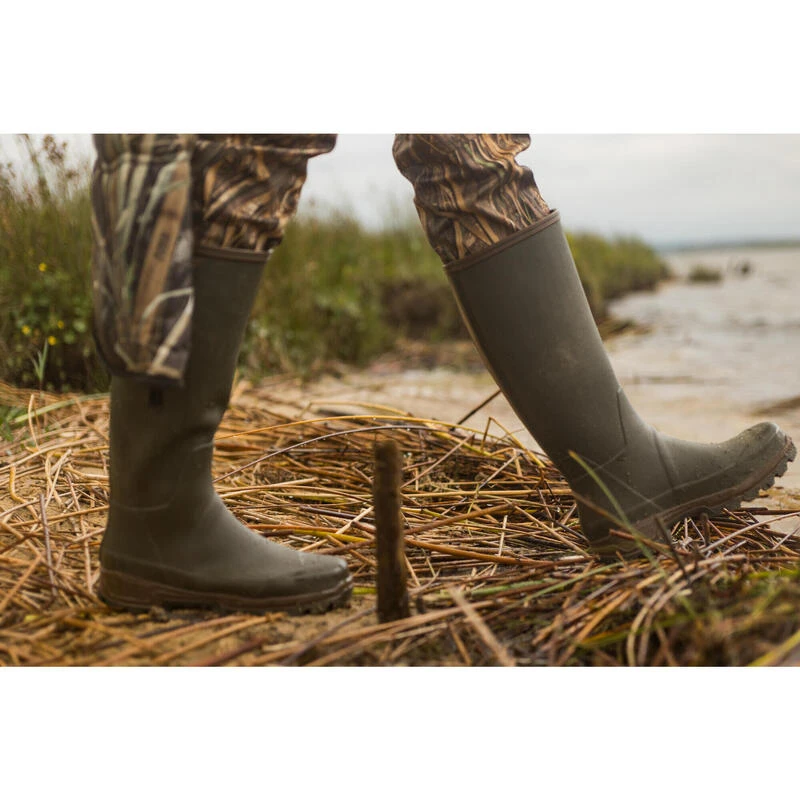 Stevige Rubberlaarzen Voor De Jacht 500 18 Stevige Rubberlaarzen Voor De Jacht 500 - Afbeelding 16