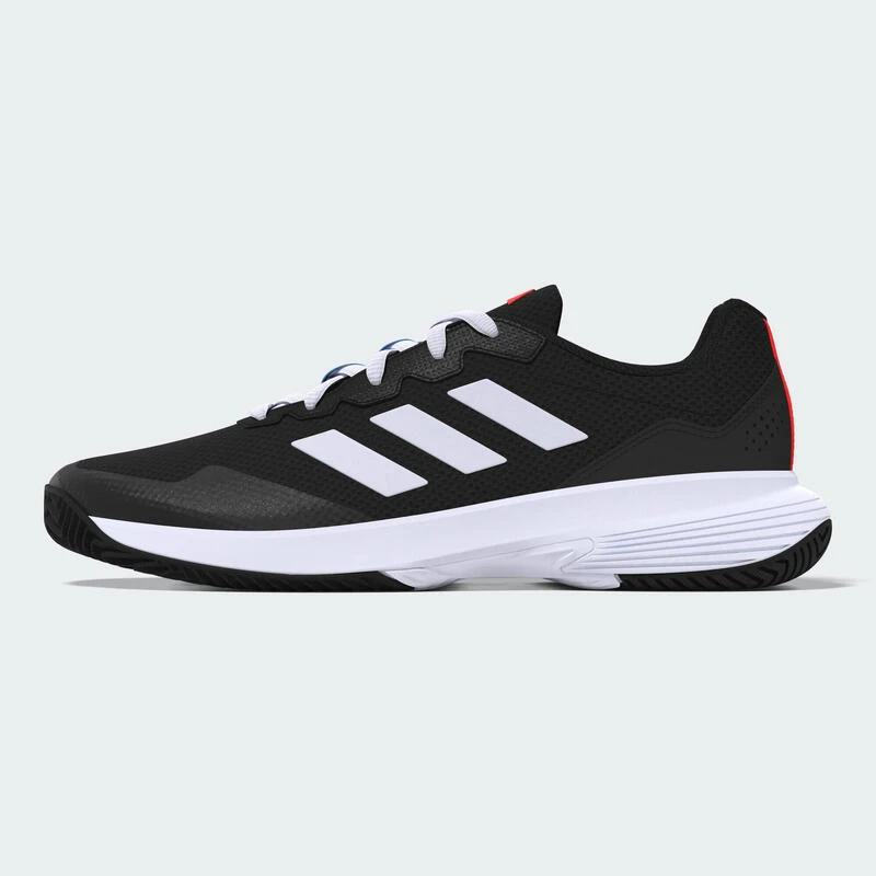 ADIDAS Tennisschoenen Voor Heren Gamecourt Multicourt Zwart 4 ADIDAS Tennisschoenen Voor Heren Gamecourt Multicourt Zwart - Afbeelding 2