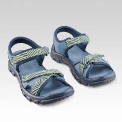 Quechua Wandelsandalen Voor Kinderen MH100 KD -Mode Schoenen wandelsandalen voor kinderen mh100 tw maat 32 tot 37 blauwgeel 3