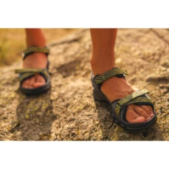 Quechua Wandelsandalen Voor Kinderen MH100 KD -Mode Schoenen wandelsandalen voor kinderen mh100 tw maat 32 tot 37 blauwgeel 7