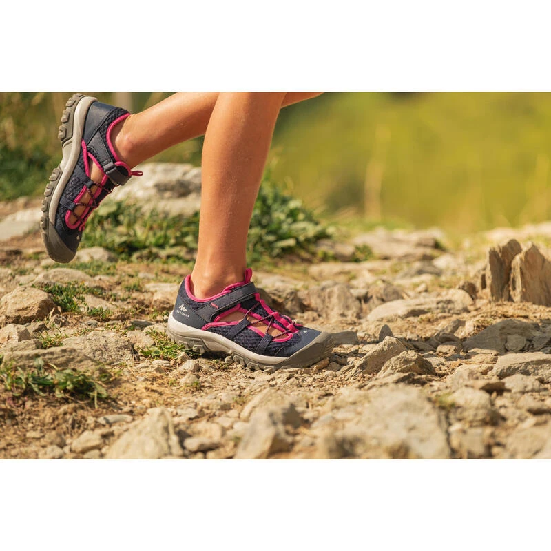 Quechua Wandelsandalen Voor Kinderen MH150 TW Maat 28 Tot 39 Blauw/roze 9 Quechua Wandelsandalen Voor Kinderen MH150 TW Maat 28 Tot 39 Blauw/roze - Afbeelding 7