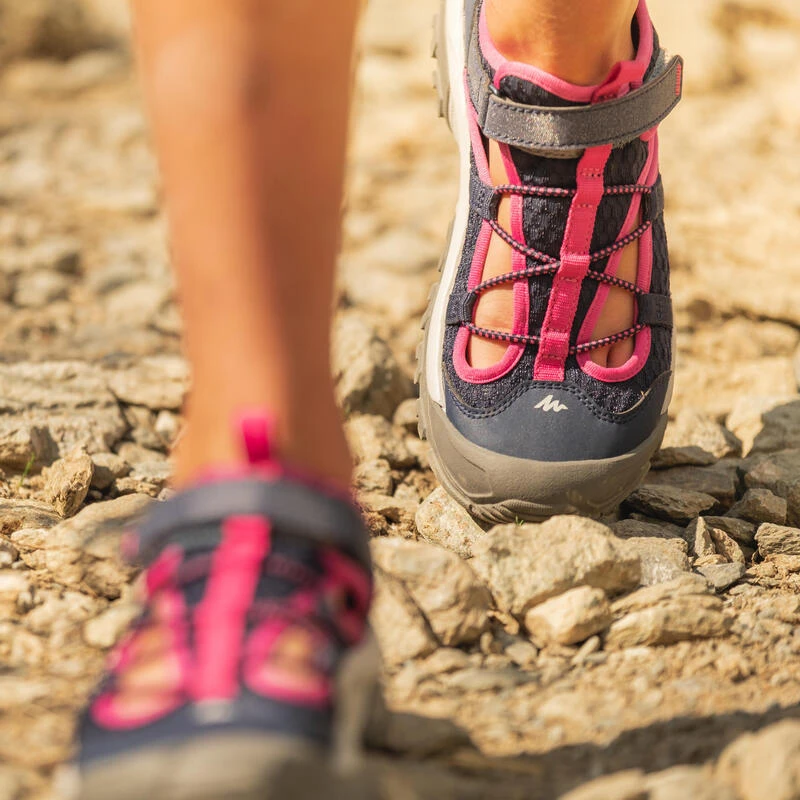 Quechua Wandelsandalen Voor Kinderen MH150 TW Maat 28 Tot 39 Blauw/roze 10 Quechua Wandelsandalen Voor Kinderen MH150 TW Maat 28 Tot 39 Blauw/roze - Afbeelding 8