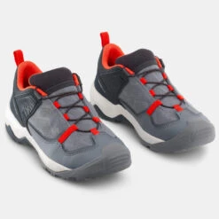 Quechua Wandelschoenen Voor Kinderen Met Snelle Vetersluiting Crossrock Grijs 35-38 -Mode Schoenen wandelschoenen voor kinderen met snelle vetersluiting crossrock grijs 35 38 3