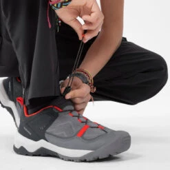 Quechua Wandelschoenen Voor Kinderen Met Snelle Vetersluiting Crossrock Grijs 35-38 -Mode Schoenen wandelschoenen voor kinderen met snelle vetersluiting crossrock grijs 35 38 5