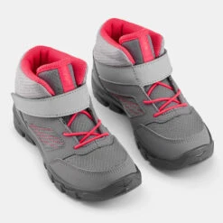 Quechua Wandelschoenen Voor Kinderen MH100 Mid Klittenband Grijs Roze 24 Tot 34 10 Quechua Wandelschoenen Voor Kinderen MH100 Mid Klittenband Grijs Roze 24 Tot 34 -Mode Schoenen wandelschoenen voor kinderen mh100 mid klittenband grijs roze 24 tot 34 3