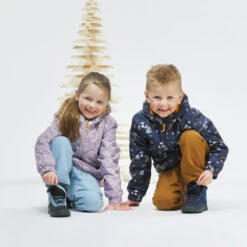 Quechua WARME EN WATERDICHTE WANDELSCHOENEN KINDEREN SH100 KLITTENBAND MAAT 24-34 -Mode Schoenen warme en waterdichte wandelschoenen kinderen sh100 klittenband maat 24 34 7