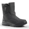 Quechua Warme Waterdichte Snowboots Dames SH100 X-WARM Klittenband -Mode Schoenen warme waterdichte snowboots dames sh100 x warm klittenband
