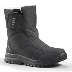 Quechua Warme Waterdichte Snowboots Dames SH100 X-WARM Klittenband