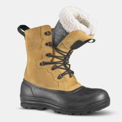 Quechua Warme Waterdichte Snowboots Heren SH500 U-WARM Leer -Mode Schoenen warme waterdichte snowboots heren sh500 u warm leer 3