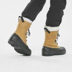 Quechua Warme Waterdichte Snowboots Heren SH500 U-WARM Leer -Mode Schoenen warme waterdichte snowboots heren sh500 u warm leer 6