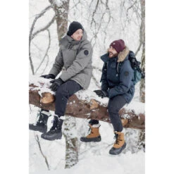 Quechua Warme Waterdichte Snowboots Heren SH500 U-WARM Leer -Mode Schoenen warme waterdichte snowboots heren sh500 u warm leer 9