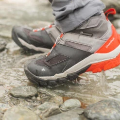 Quechua Waterdichte Halfhoge Wandelschoenen Voor Kinderen Crossrock Grijs 28-34 -Mode Schoenen waterdichte halfhoge wandelschoenen voor kinderen crossrock grijs 28 34 6